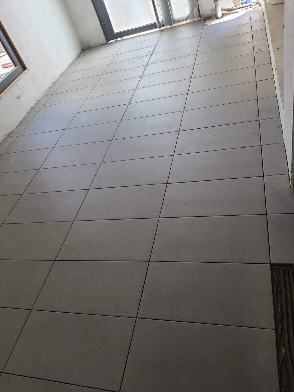 Carrelage posé
